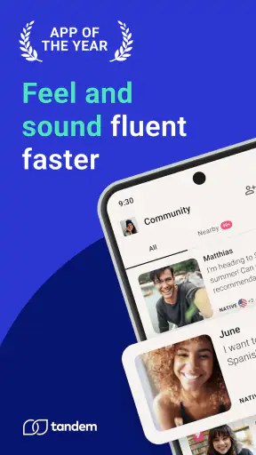 Tandem: Language exchange screenshot