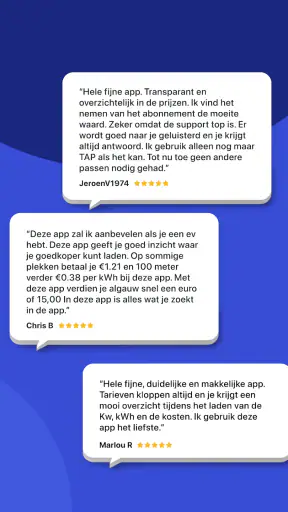 Tap Electric: Laadpaal App screenshot