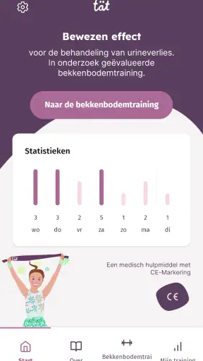 Tät bekkenbodemtraining screenshot