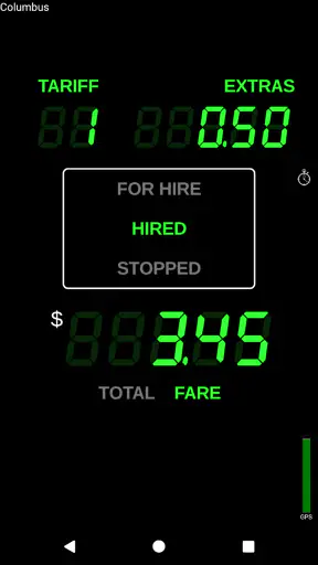 Taximeter screenshot