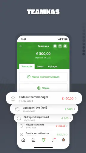 TeamPlus - Teamorganisatie screenshot