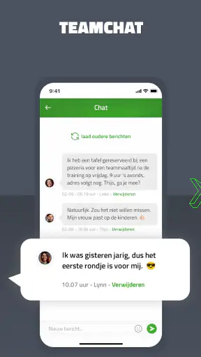 TeamPlus - Teamorganisatie screenshot