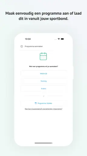 Teamy: app voor sportteams screenshot
