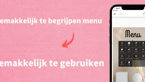 Tekst op foto toevoegen screenshot