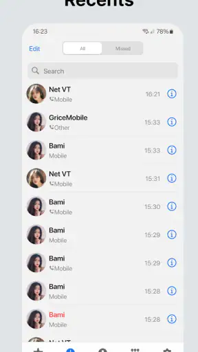 Telefoon screenshot