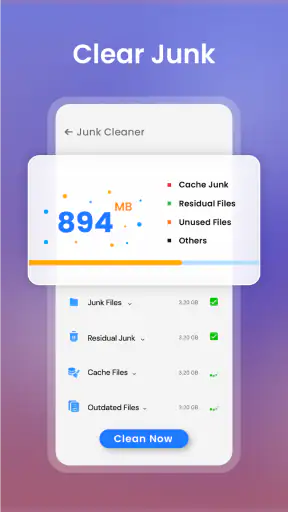 Telefoon Opschoner -Clear Junk screenshot