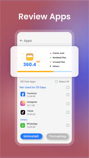 Telefoon Opschoner -Clear Junk screenshot