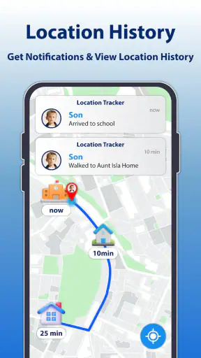 Telefoonnummer Locatie screenshot