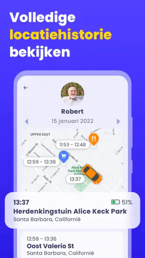 Telefoontracker - GPS tracker screenshot