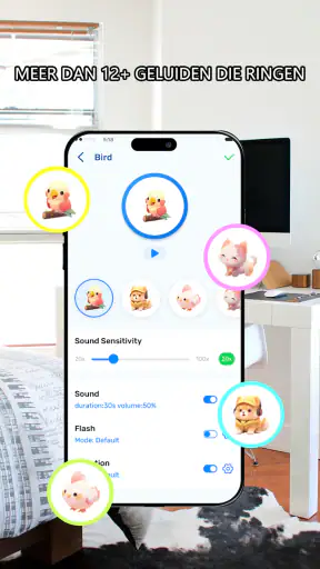 Telefoonvinder, geen aanraking screenshot