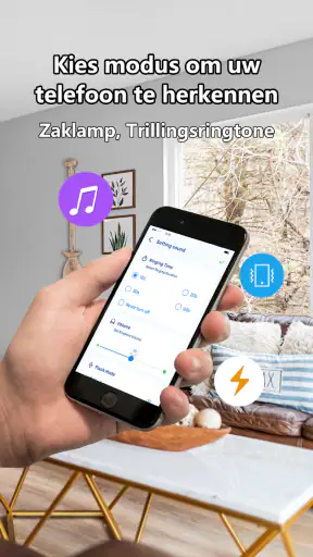 Telefoonvinder, geen aanraking screenshot