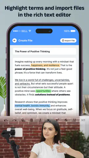 Teleprompter: ScriptFlow Video screenshot