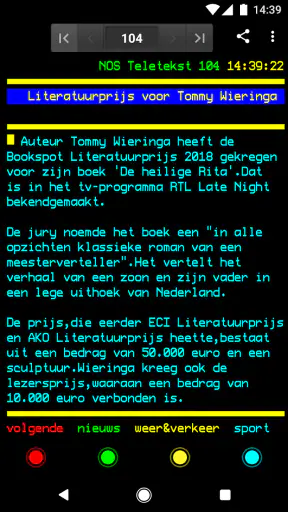 Teletekst screenshot