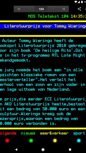 Teletekst screenshot