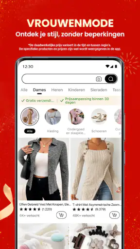 Temu:Winkel als een miljardair screenshot
