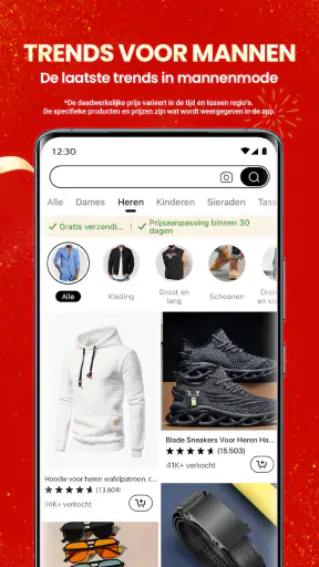 Temu:Winkel als een miljardair screenshot