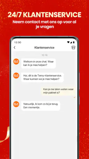 Temu:Winkel als een miljardair screenshot