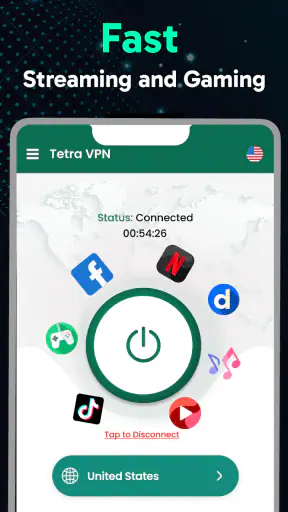 Tetra VPN - snel proxy screenshot