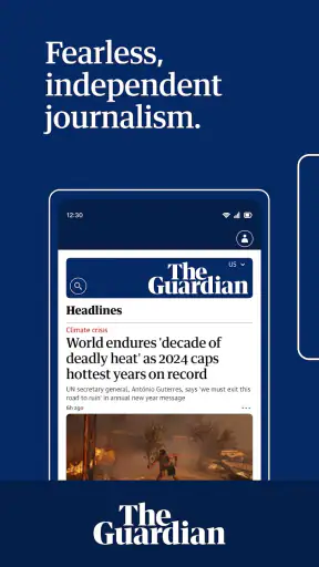 The Guardian - Live World News screenshot