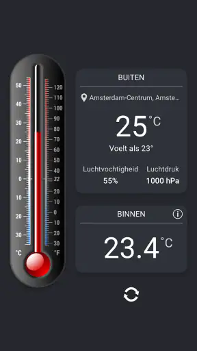 Thermometer++ Kamertemperatuur screenshot