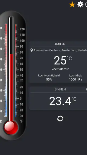 Thermometer++ Kamertemperatuur screenshot