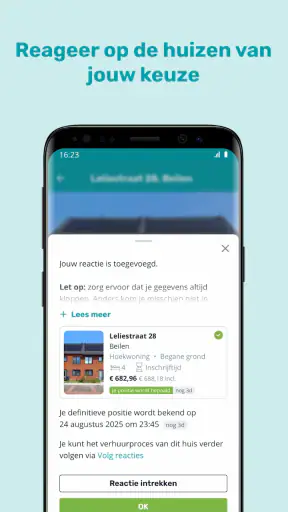 Thuiskompas screenshot