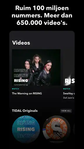 TIDAL Music: Hifigeluid screenshot