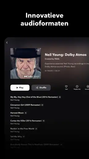 TIDAL Music: Hifigeluid screenshot