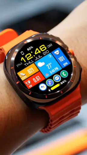 Tiles Window Watch Face NTV556 screenshot