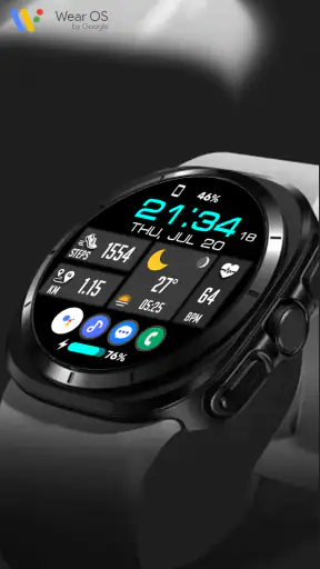 Tiles Window Watch Face NTV556 screenshot