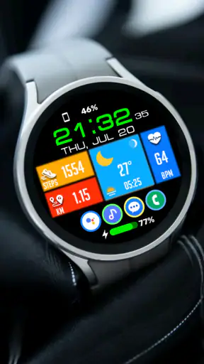 Tiles Window Watch Face NTV556 screenshot