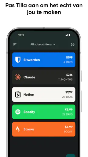 Tilla Premium screenshot