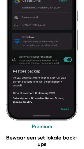 Tilla Premium screenshot