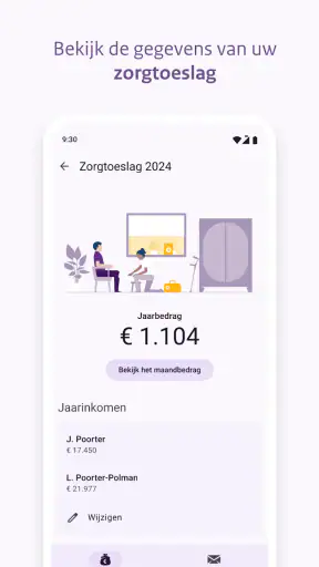 Toeslagen screenshot