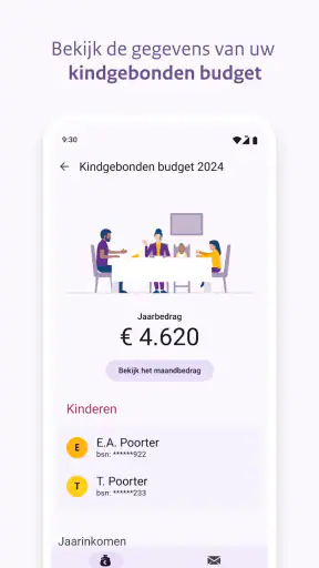 Toeslagen screenshot