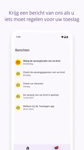 Toeslagen screenshot
