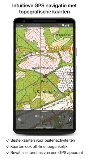Topo GPS screenshot