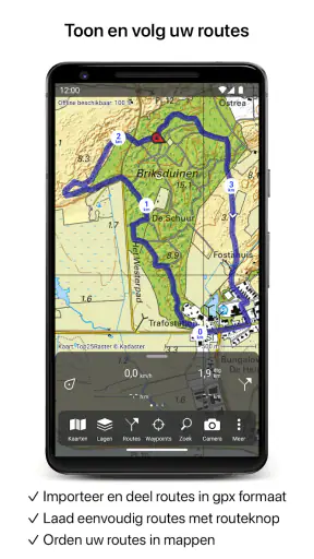 Topo GPS screenshot