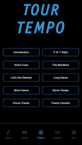 Tour Tempo Golf Total Game screenshot