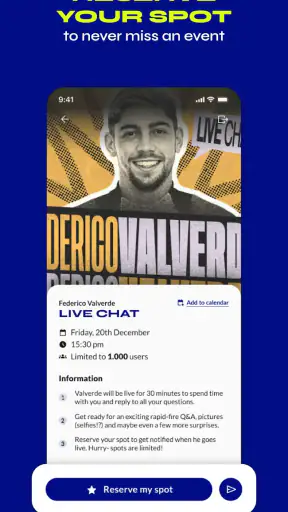 TR - Chat with Football Stars screenshot
