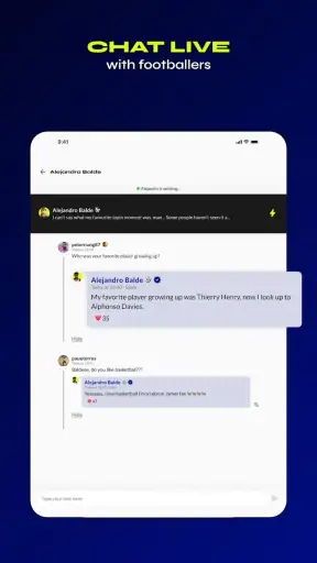 TR - Chat with Football Stars screenshot