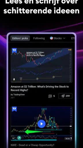 TradingView: Aandelen & Crypto screenshot