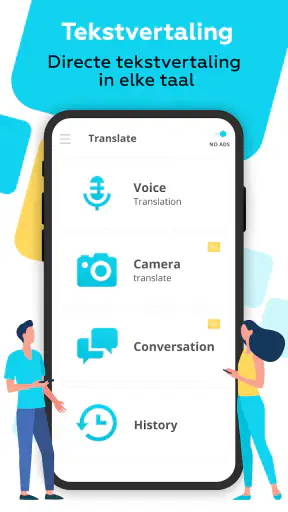 Translate voice: foto vertaler screenshot