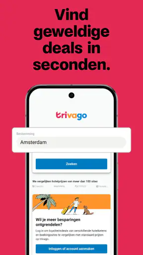 trivago Vergelijk hotelprijzen screenshot