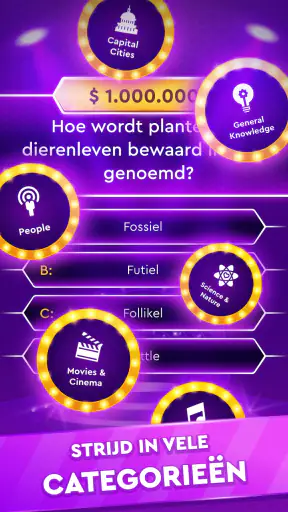Trivia-spel: Miljonairsquiz screenshot