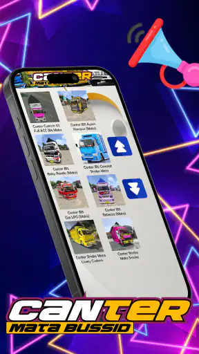 Truck Canter Mata Bussid screenshot