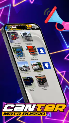Truck Canter Mata Bussid screenshot