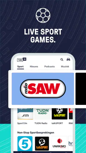 TuneIn Radio: Sport & FM radio screenshot