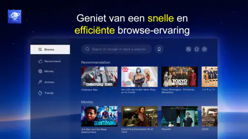 TV-webbrowser - BrowseHere screenshot