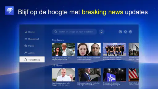 TV-webbrowser - BrowseHere screenshot